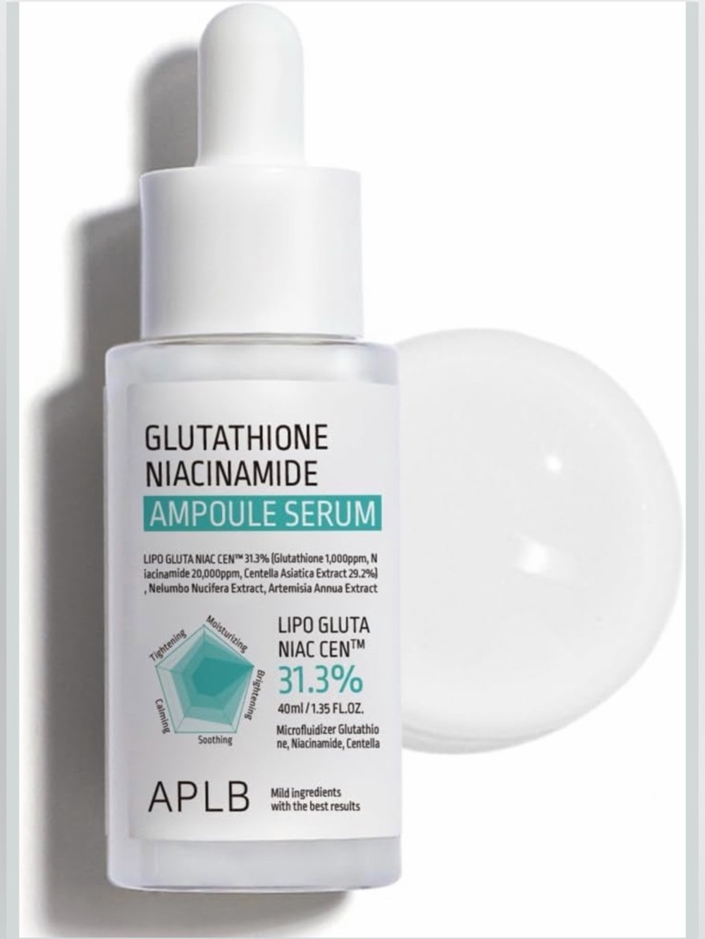 APL Glutathione Niacinamide Ampoule Serum - Korean Skincare